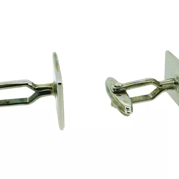 dunhill cuff d mark Silver & Gold Hardware Authentic Used - Picture 5 of 9